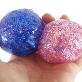 Pelota sensorial con glitter