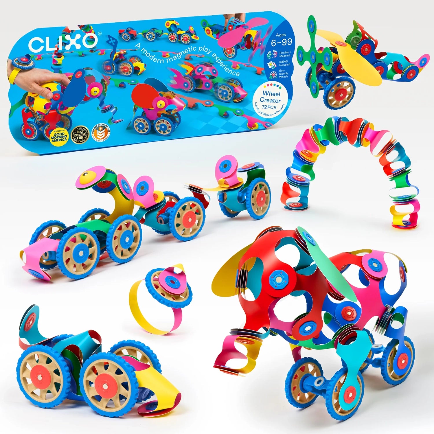 Set magnético creador con ruedas
