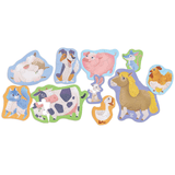 Rompecabezas animales de la granja