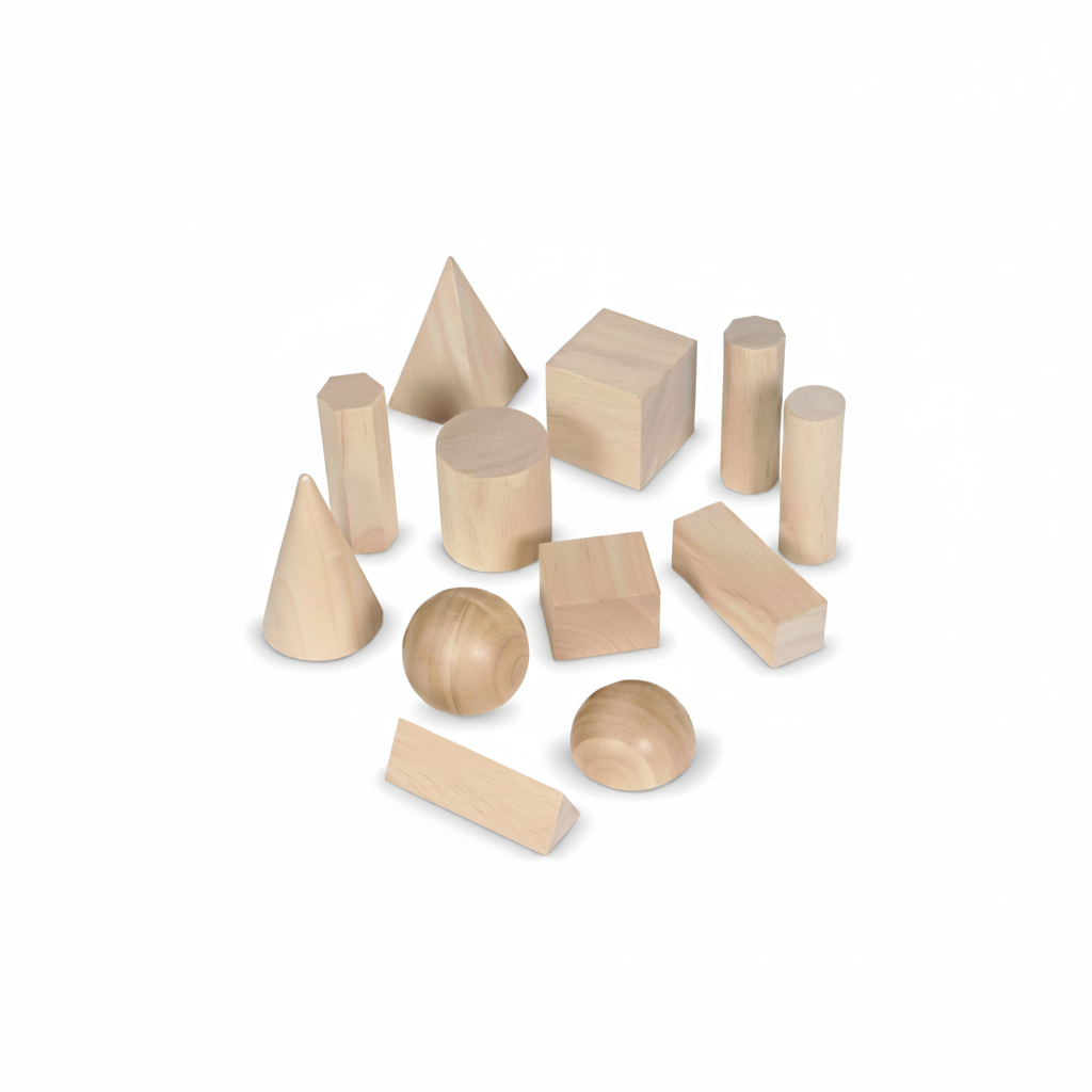 Cuerpos geométricos madera | LEARNING RESOURCES | LER0120 | Pensamiento Matem