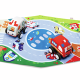 Set de vehiculos de tela