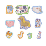 Rompecabezas animales de la granja