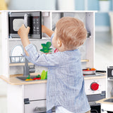 Cocina y parilla con efectos de luz y sonido