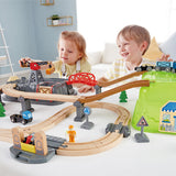 Juego de bloques ferrocarril