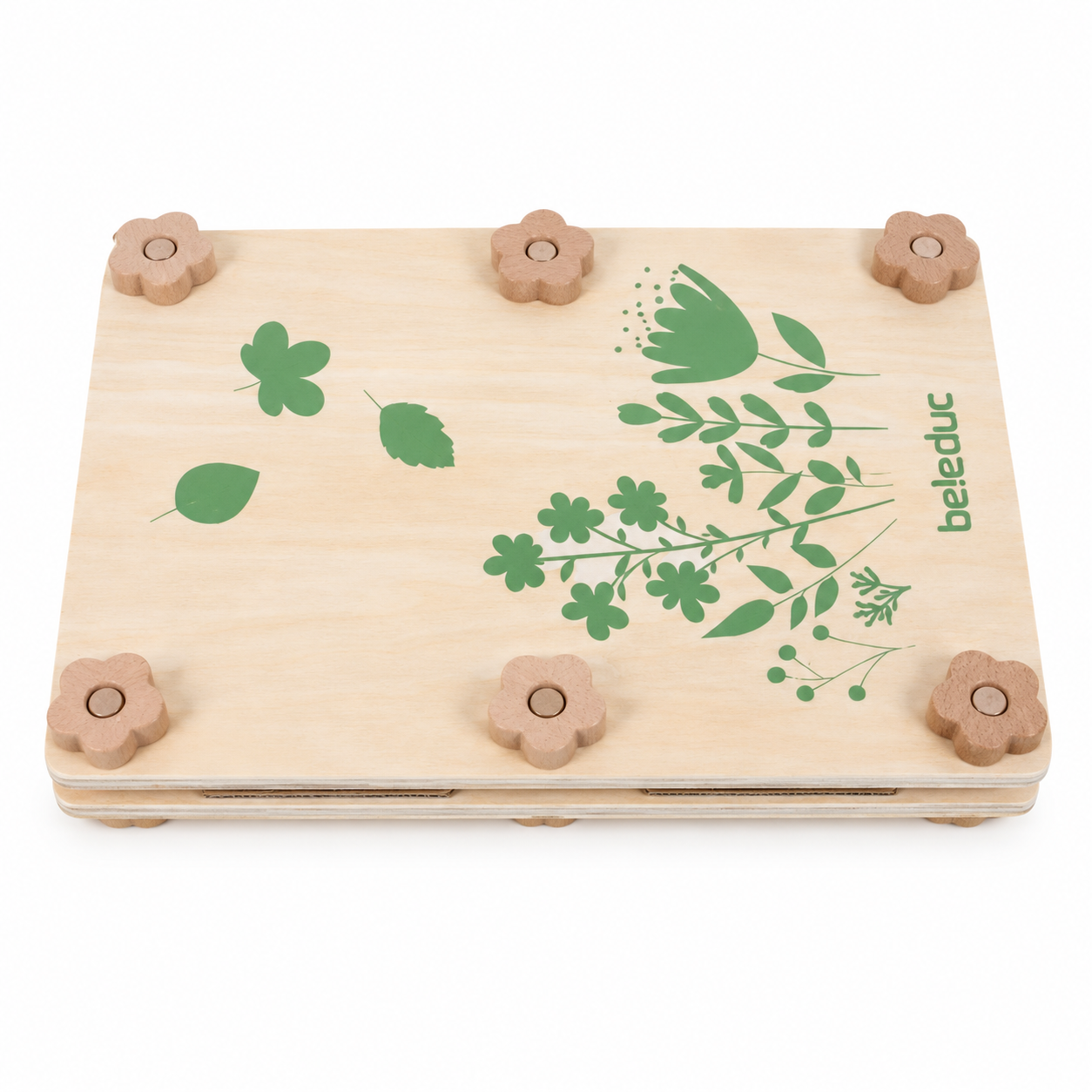 Prensa de madera para flores