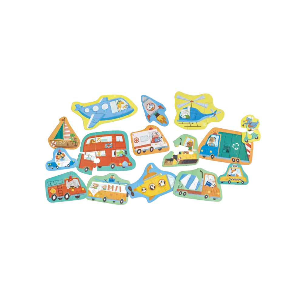 Puzzle Transporte | HAPE | E1649 | Corporalidad y Movimiento