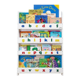 Librero Infantil ABC Blanco y Madera