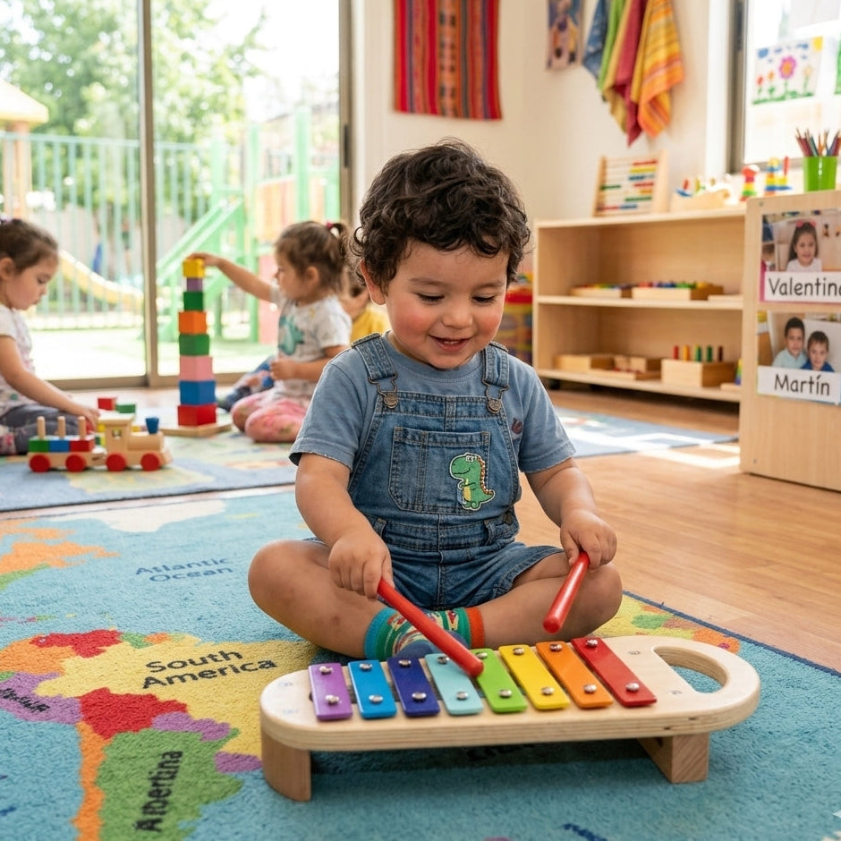 Xilófono infantil de colores