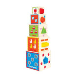 cubos para apilar - piramide