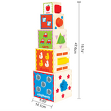 cubos para apilar - piramide