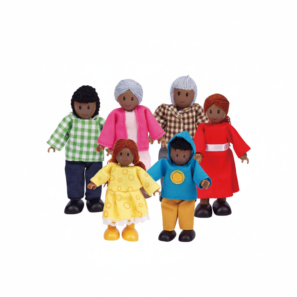 Set de familia afroamericana | HAPE | E3501 | Comprensión del Entorno Sociocultural