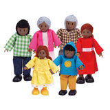 Set de familia afroamericana