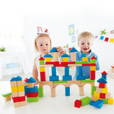 Bloques de madera 100 piezas | HAPE | E0427