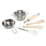 Set de olla, sartén y utensilios