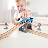 Juego vias de tren en ocho