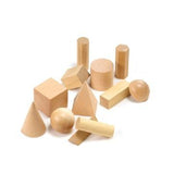 Cuerpos geométricos madera