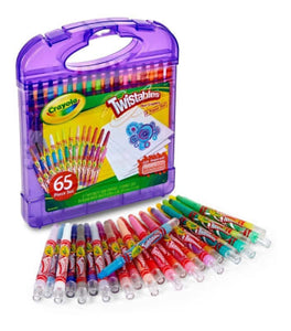 Set crayola mini crayones twistables 65 unid