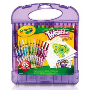 Set crayola mini crayones twistables 65 unid