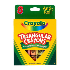 Crayones crayola triangular 8 col